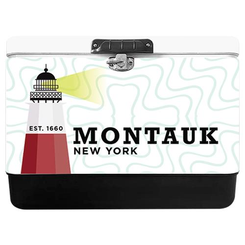 Montauk 54-Quart Stainless Steel Vacuum Insulated Hard Cooler with Big Wheels
