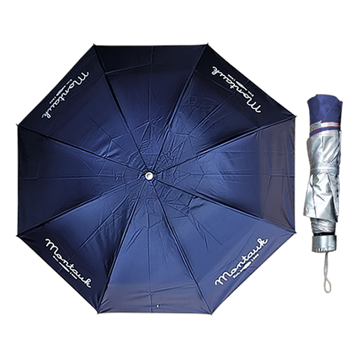 Montauk Windproof Compact Portable Folding Travel Umbrella For Sun & Rain
