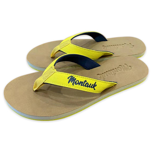 Montauk Men's Women's Casual Comfort Flip Flops Beach Non-Slip Slippers