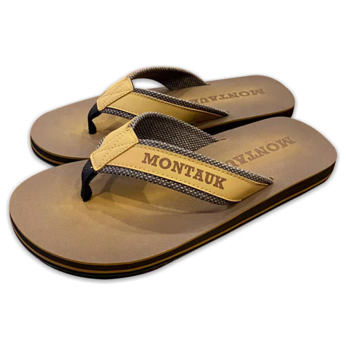 Montauk Men's Women's Casual Comfort Flip Flops Beach Non-Slip Slippers