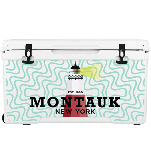 Montauk 115QT Heavy Duty Cooler with Wheels & Handles & Drain Plug, for Catering Party Camping Picnic BBQ