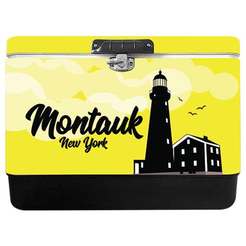 Montauk 54-Quart Stainless Steel Vacuum Insulated Hard Cooler with Big Wheels